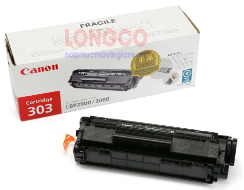 Hộp mực Canon 303 (Cartridge 303) chính hãng sử dụng dùng cho máy in Canon 2900/3000